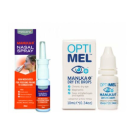 Manuka Honey Dry Eye Drops & Nasal Spray Value Pack