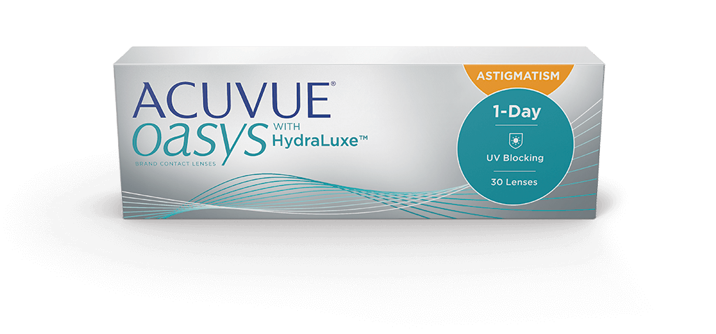 Acuvue Oasys 1 Day with HydraLuxe Technology for Astigmatism 30 pack